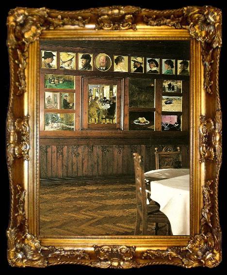 framed  skagen museum fra den brondumske spisesal, ta009-2